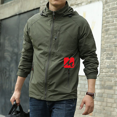 مقنعين العسكرية للماء WindBreaker الرجال سترة واقية معطف عارضة