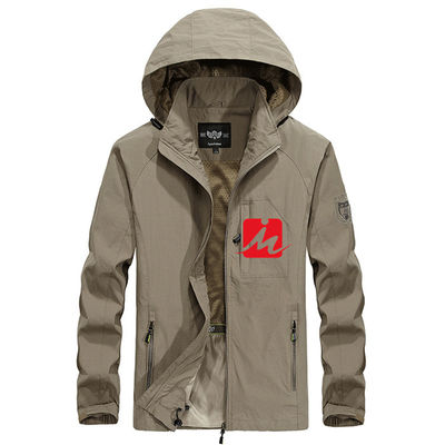 مقنعين العسكرية للماء WindBreaker الرجال سترة واقية معطف عارضة