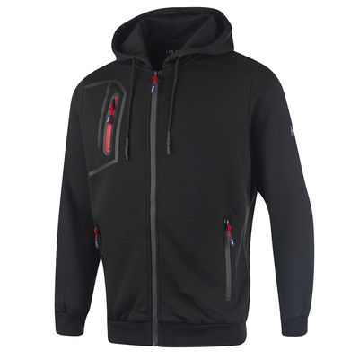 سترة من الصوف بسحاب من خلال سترة نحيفة من السينش